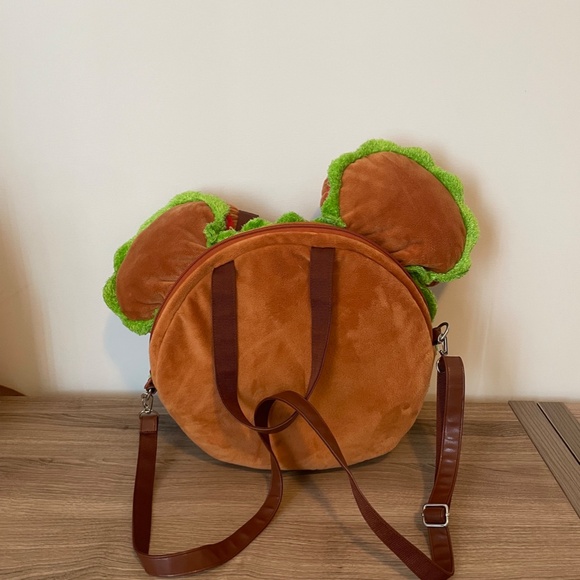 Japan Tokyo Disney Resort Limited Mickey Hamburger Tote Bag Burger Backpack - Picture 11 of 11